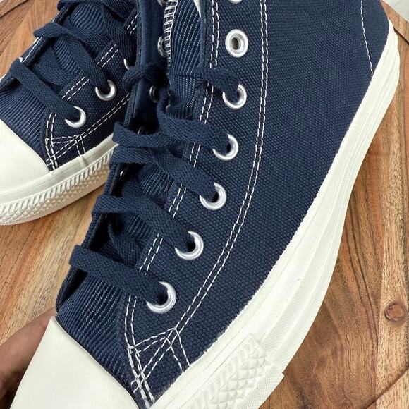 Converse Chuck Taylor Pro Hi Obsidian Skate Shoes Canvas Men Sz 9 Casual Blue - Picture 12 of 12